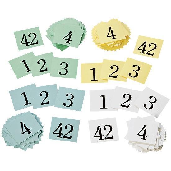 Four-Color Change Up Cards, Set of 120 2121645